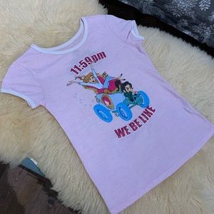 ⭐️2 for $25⭐️ Disney  Pink Wreck-it Ralph Top